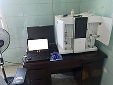 四川沐爱镇维新卫生院选中GK-1微量元素分析仪品牌设备安装完毕